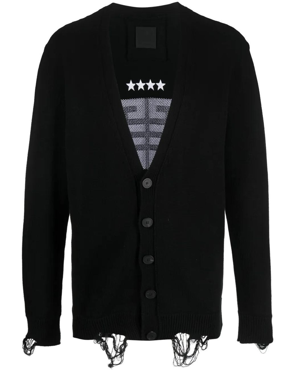 Cardigan di Givenchy in Black da Uomo