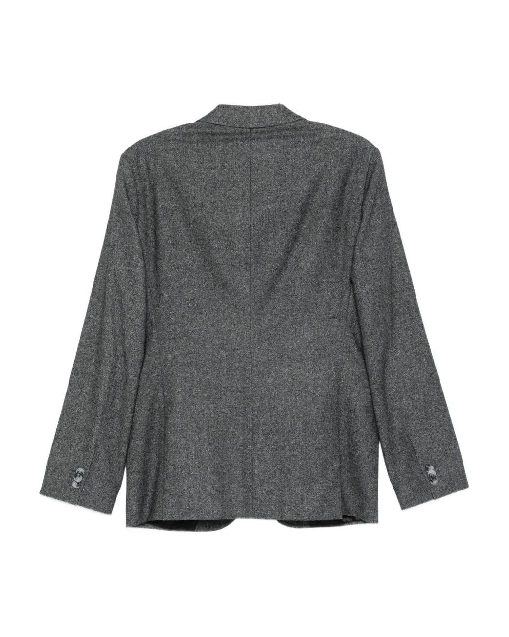 HUGO Gray Single-Breasted Blazer for men