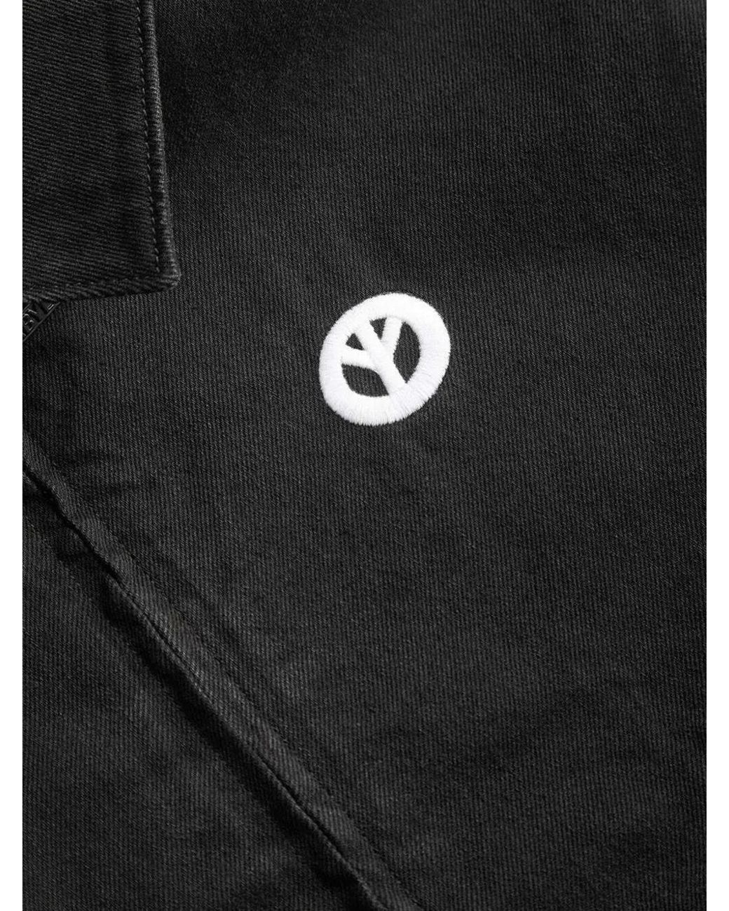 Babylon LA Black Zip-Up Denim Jacket for men