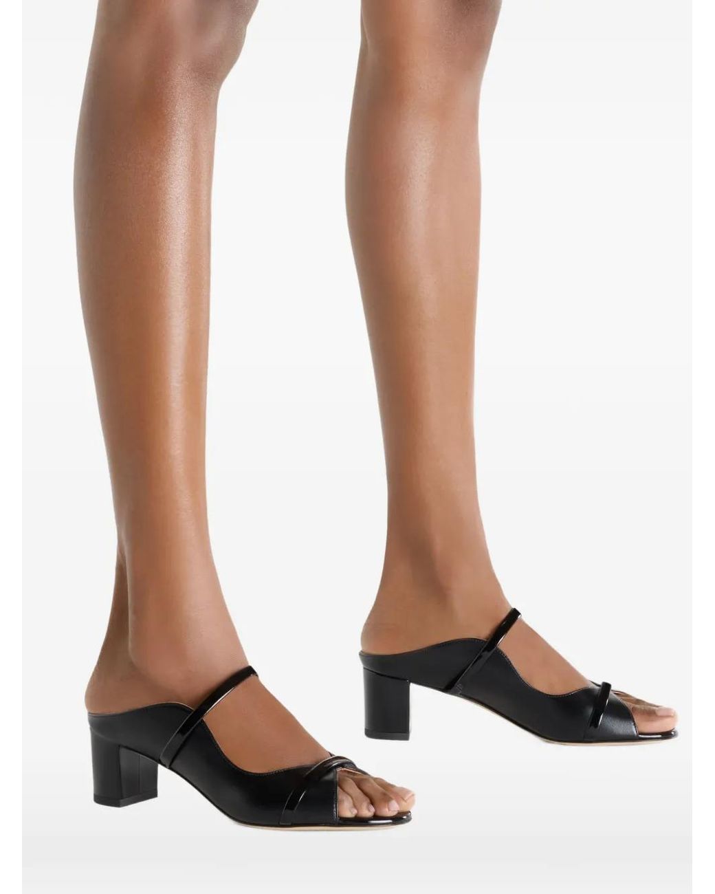 Malone Souliers Black Norah Leather Sandals