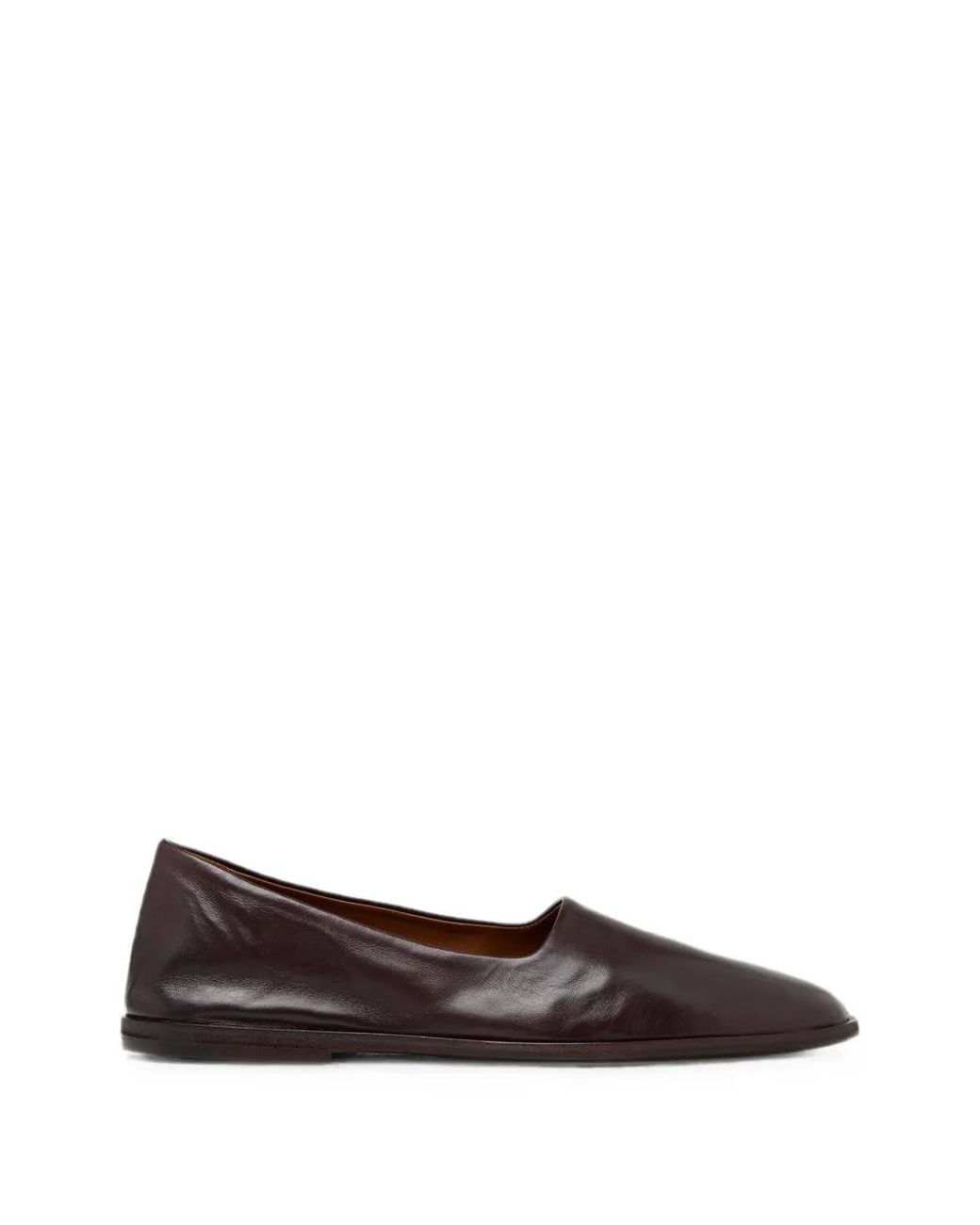 Marsèll White Stesa Round-Toe Leather Loafers