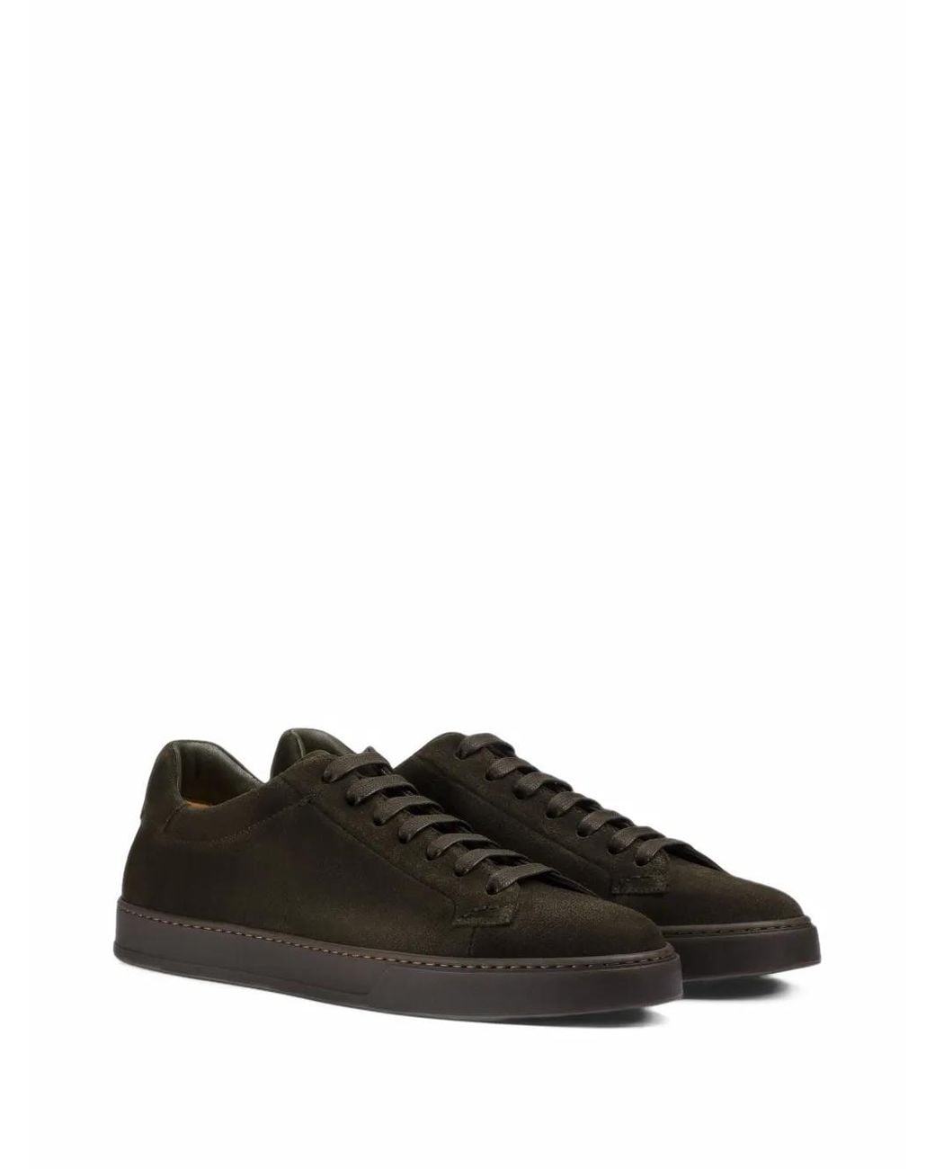 Doucal's Black Suede Sneakers for men