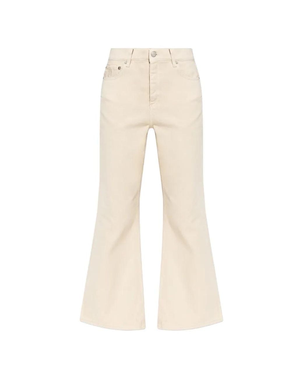 By Malene Birger Natural Houston Flared Denim Jeans