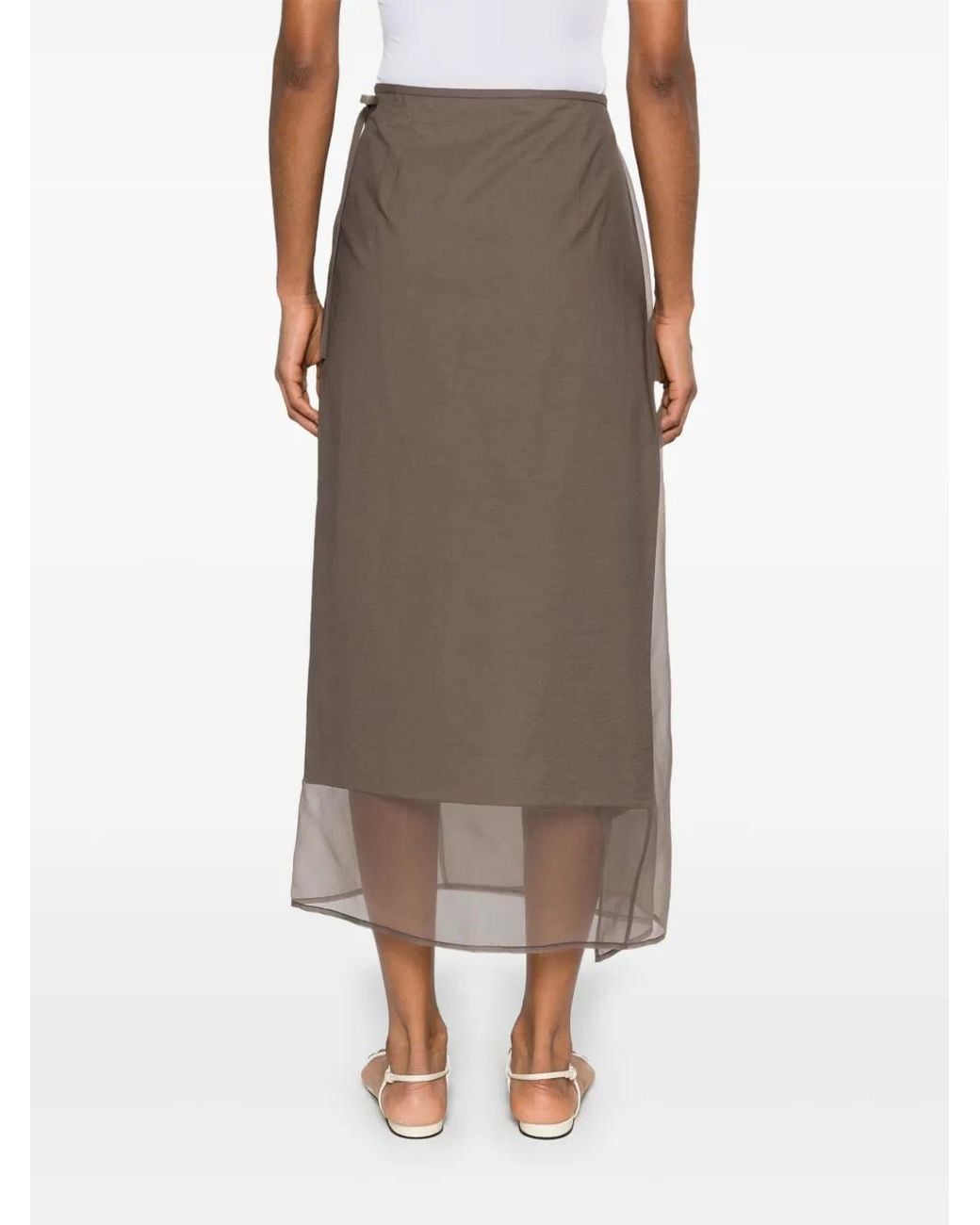 Brunello Cucinelli Brown Skirt