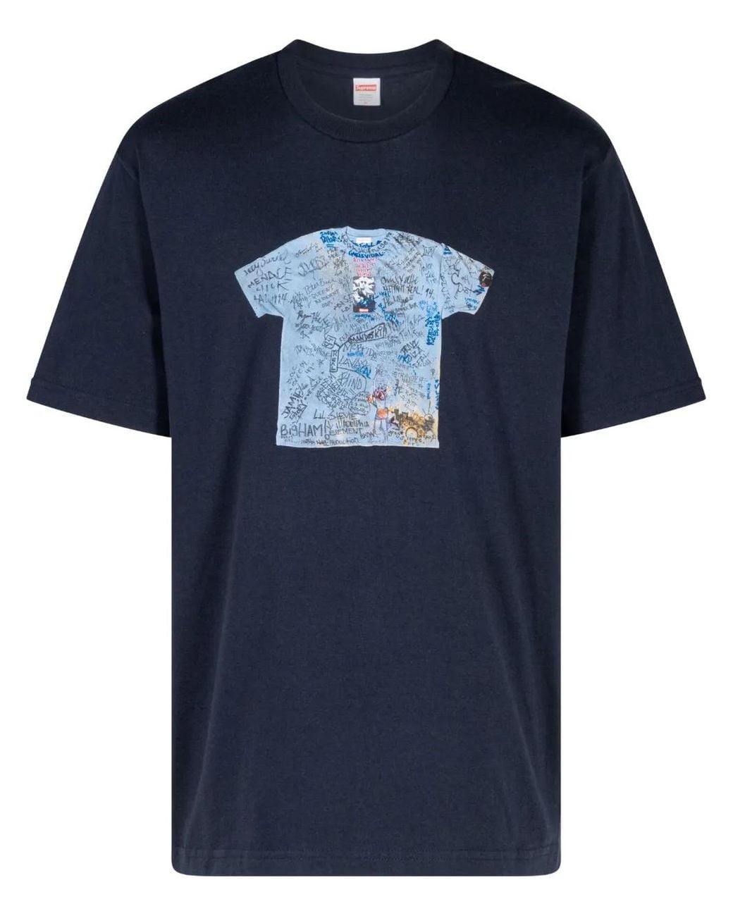 Supreme Blue 30Th Anniversary First T-Shirt