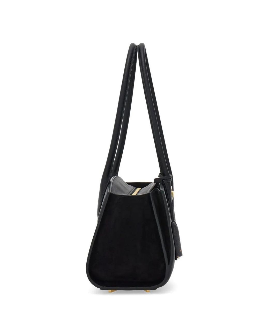 Ferragamo Black New Studio Soft Bag East West (M)
