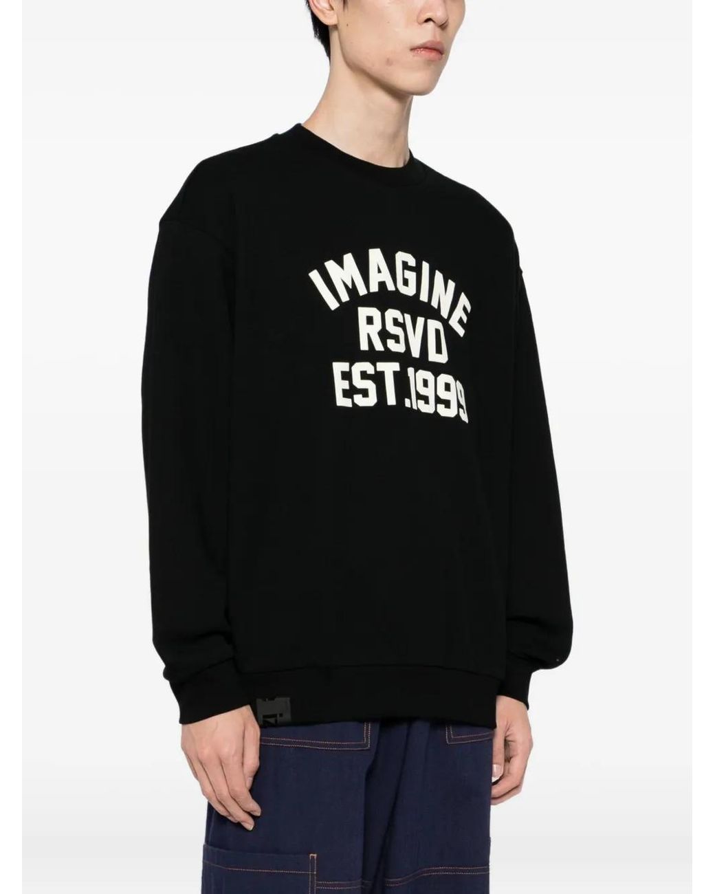 Izzue Black Printed Sweatshirt for men