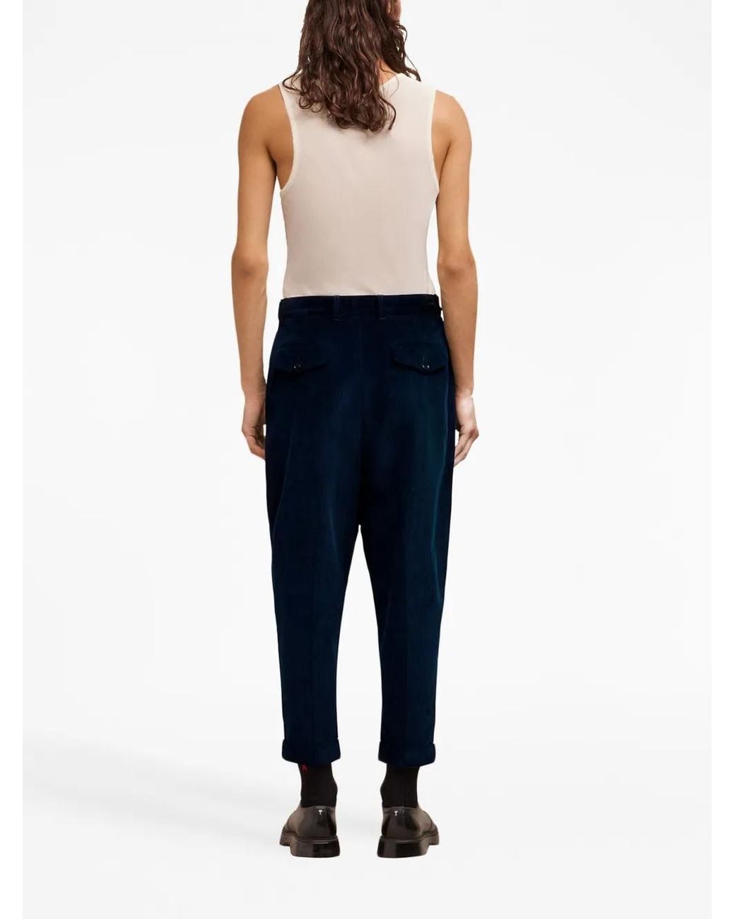 AMI Blue Ami Trousers for men