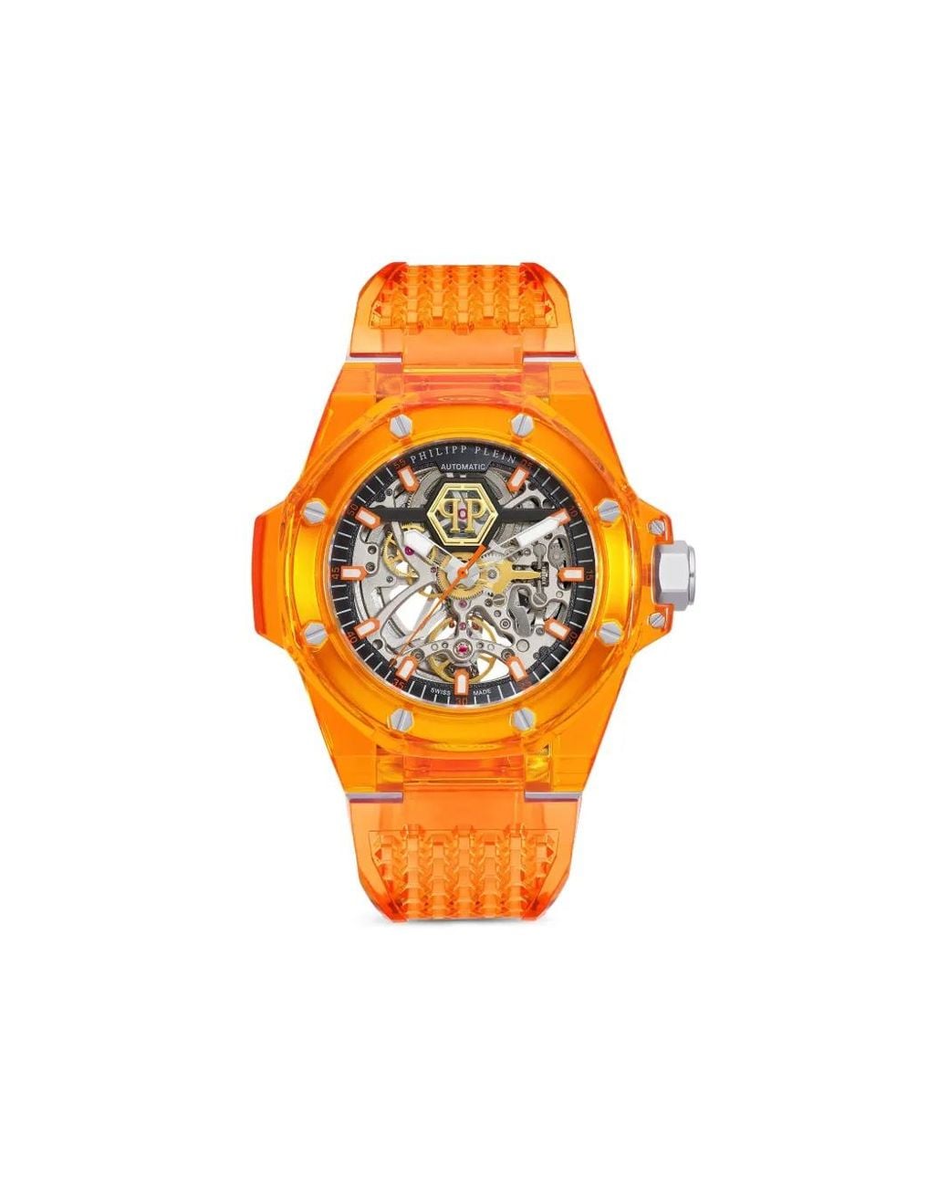 Philipp Plein Orange King Phantom Fire 46Mm Watch for men