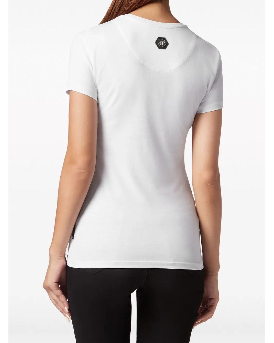 Philipp Plein White Sexy Pure Cotton T-Shirt