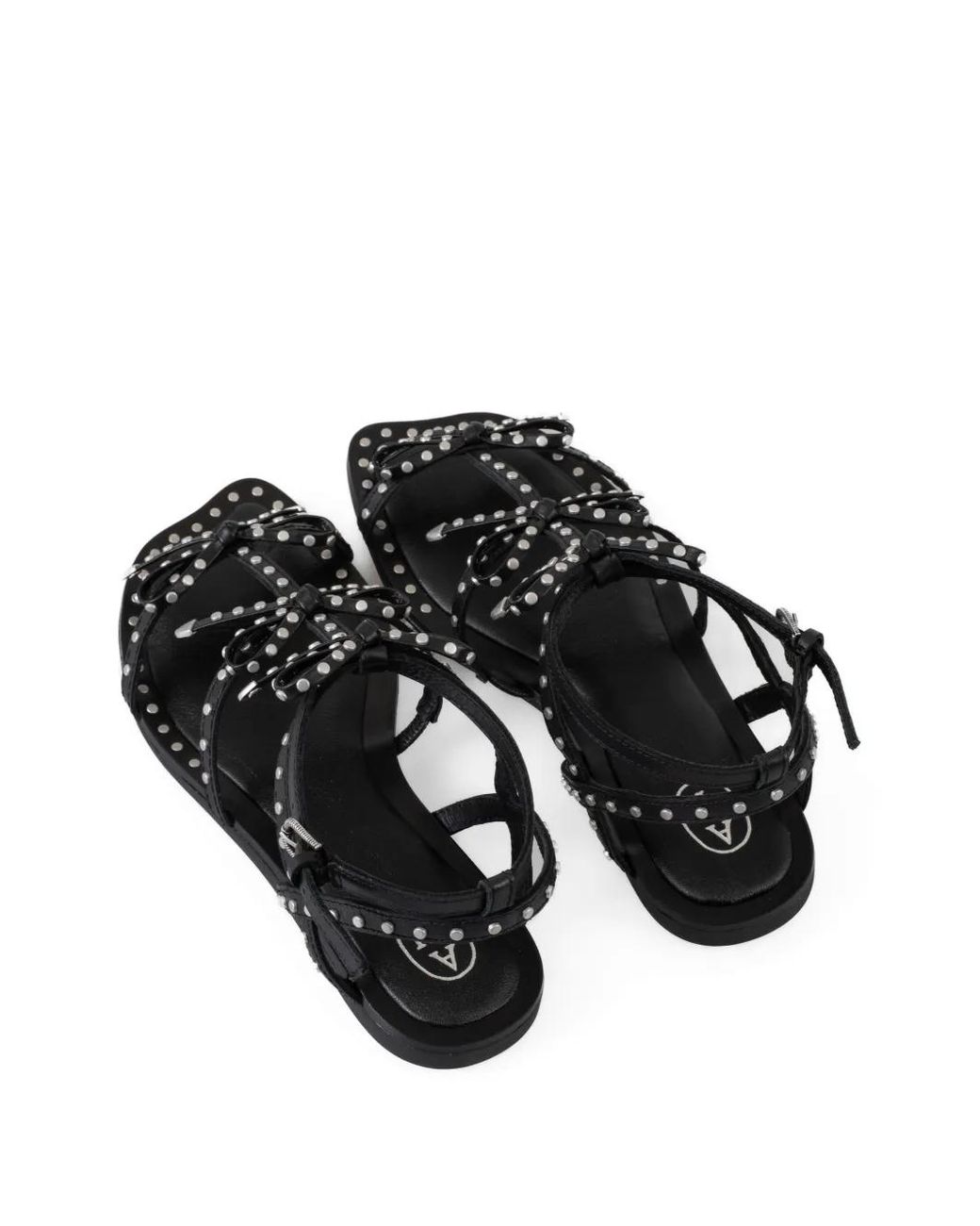Ash Black Gladius Sandals