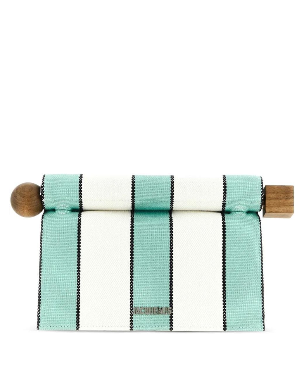 Jacquemus Green The Rond Carré Clutch