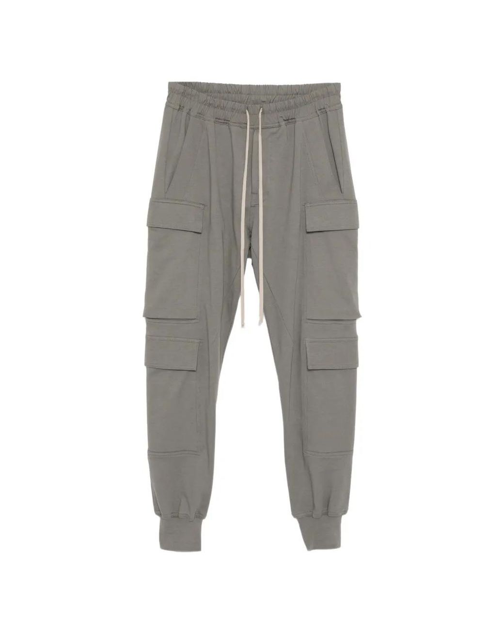 Rick Owens Gray Mastodon Megacargo Trousers for men