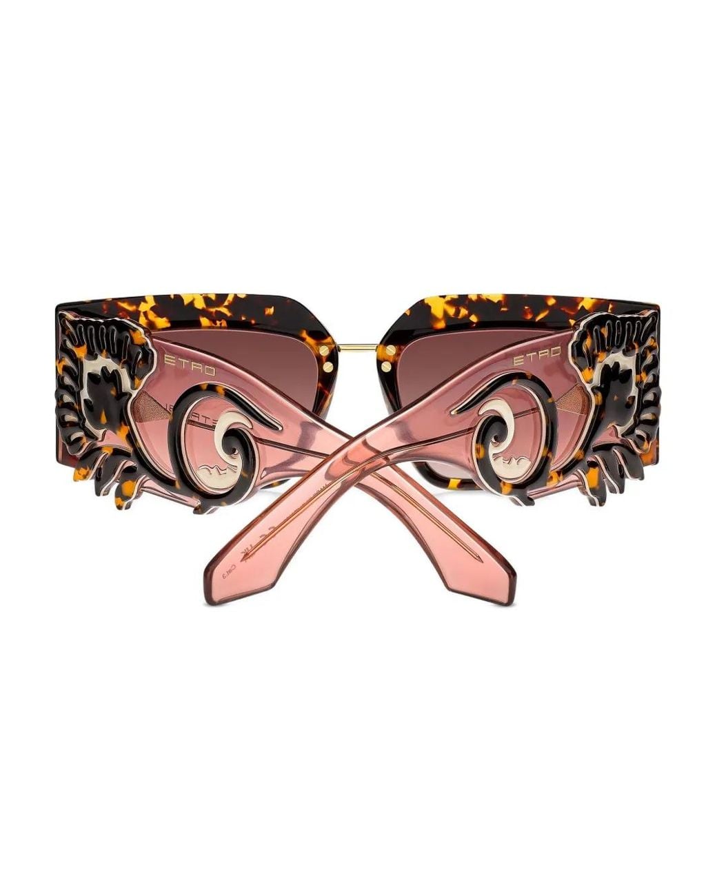 Etro Brown Blossom Sunglasses
