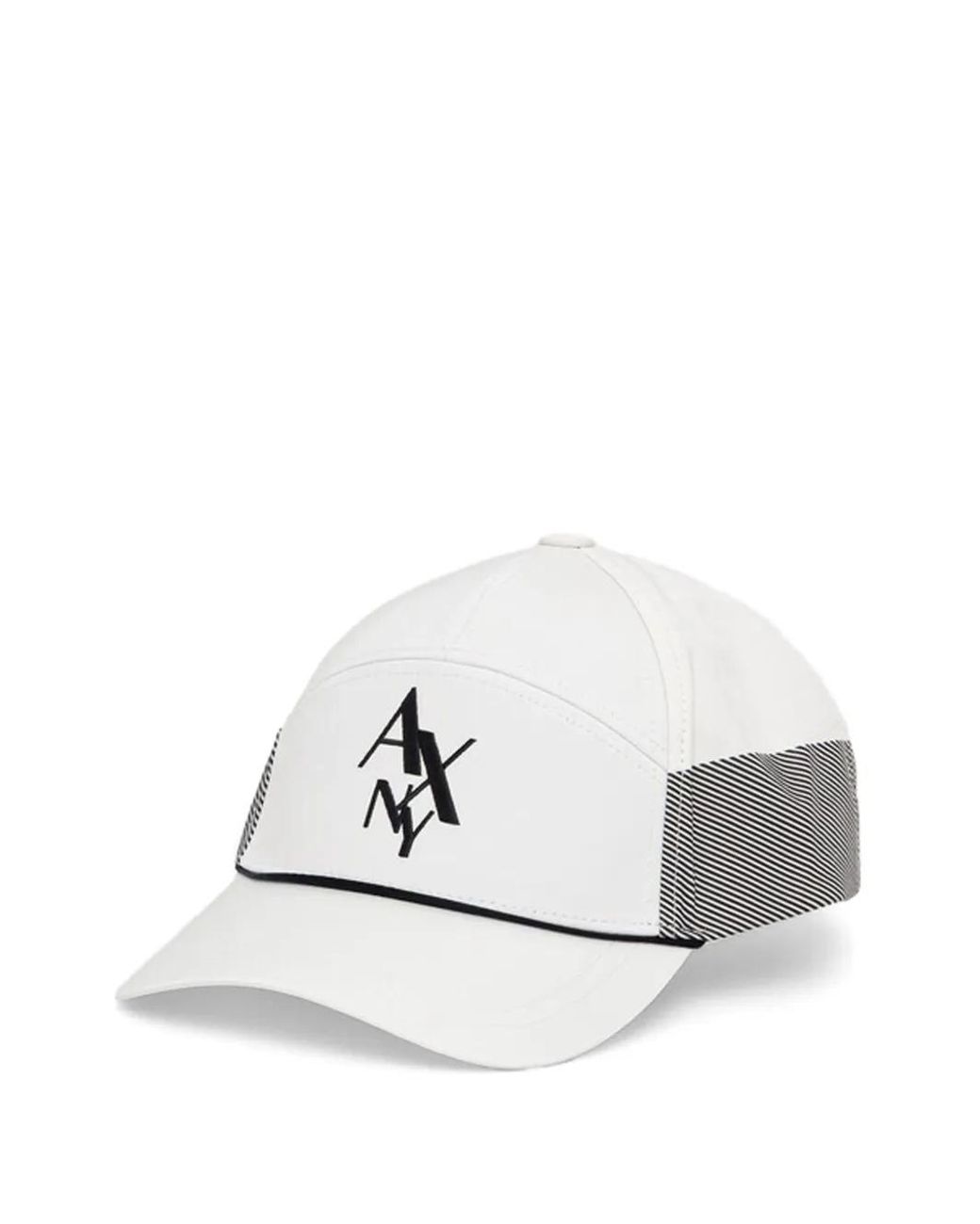ARMANI EXCHANGE White Logo Baseball Cap for men