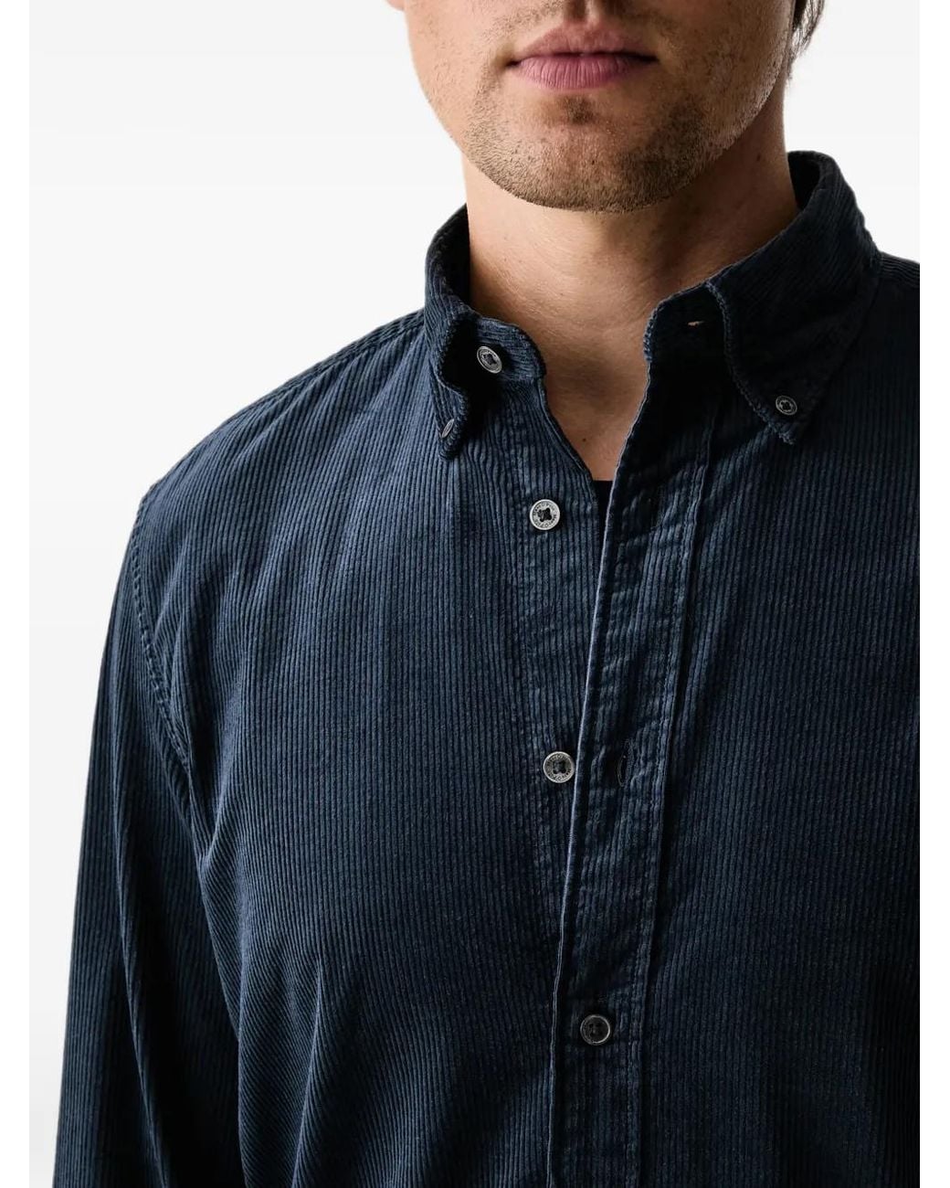 Marc O' Polo Blue Chemise En Velours Côtelé for men