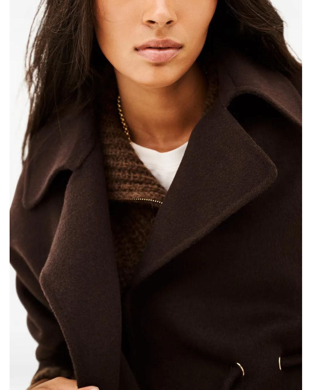 Ba&sh Brown Drawstring-Waist Jacket