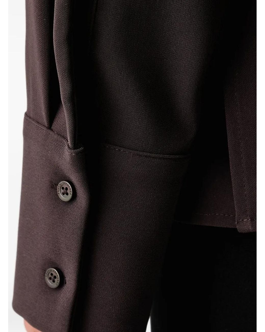 ARMANI EXCHANGE Black Belted Button-Up Shirt
