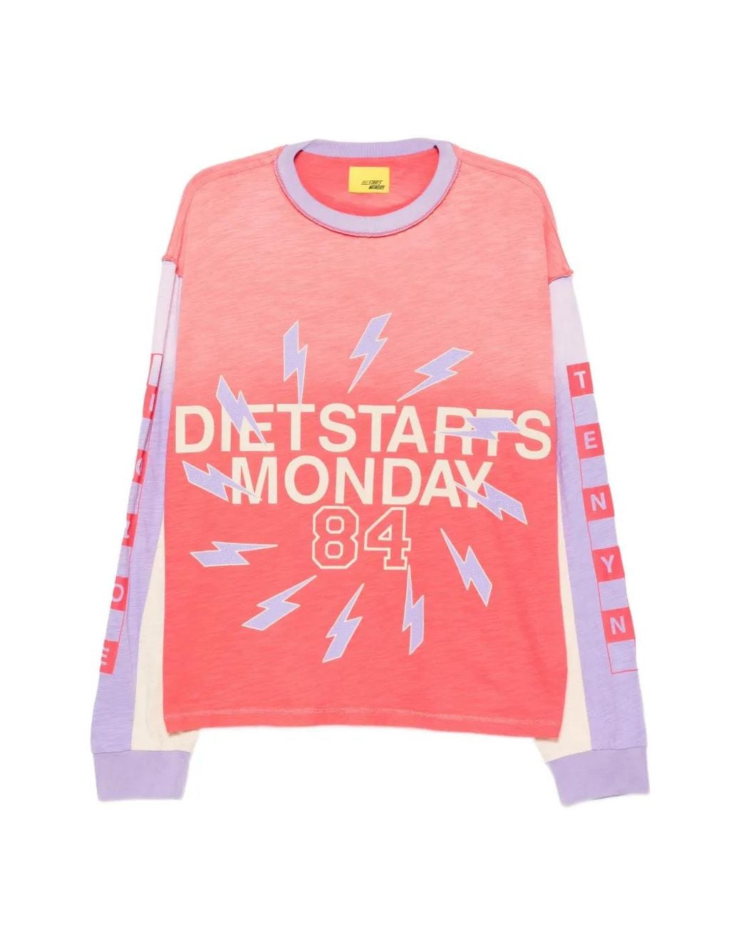 DIET STARTS MONDAY Pink Pull À Logo Imprimé for men