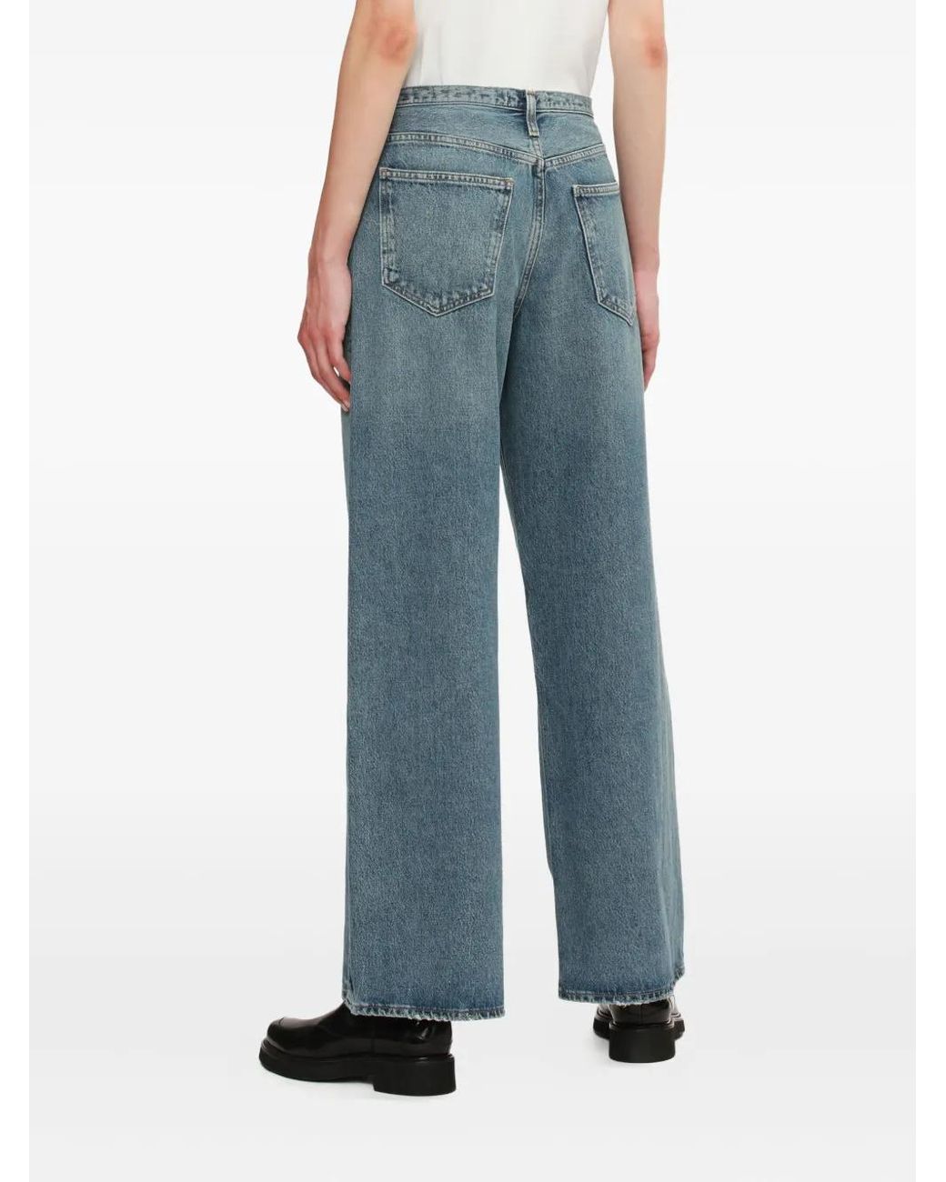 Agolde Blue Cotton Jeans