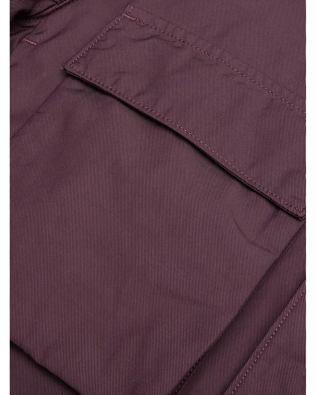 Stone Island Purple Buttoned Flap-Pocket Jacket for men