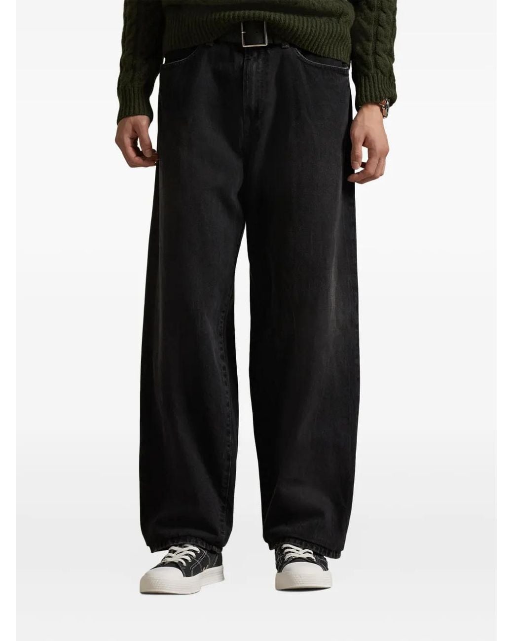 Polo Ralph Lauren Blue Rigid Denim Trousers for men