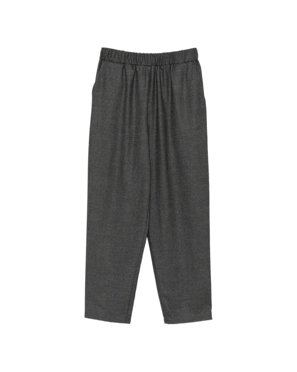 Dusan Gray Pocket Flannel Trousers
