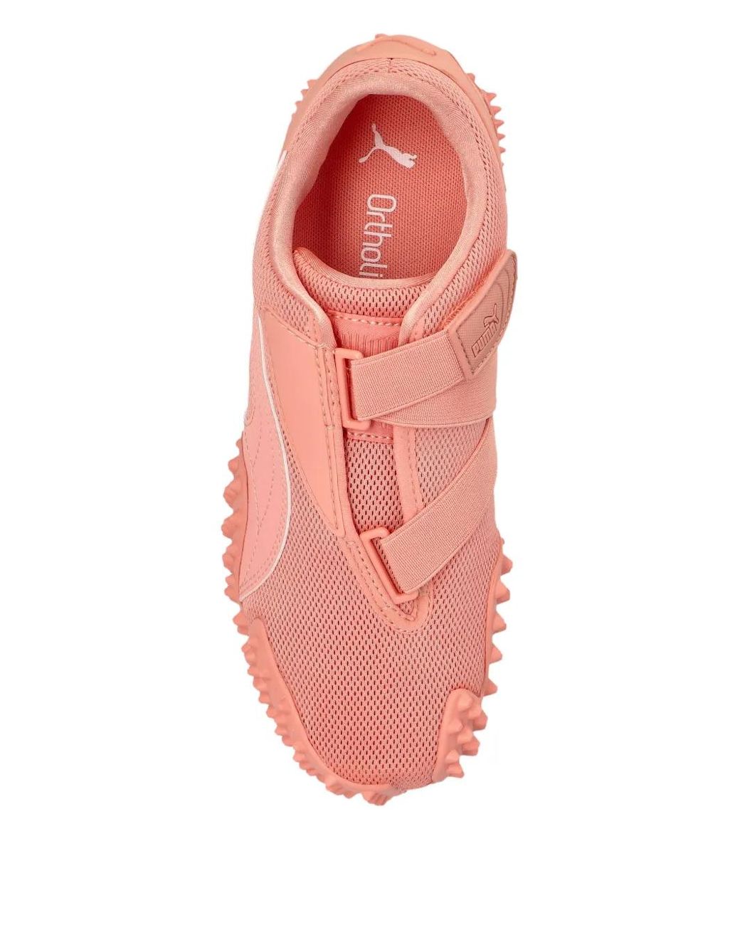 PUMA Pink Mostro Ectasy Spiked-Sole Slip-On Sneakers
