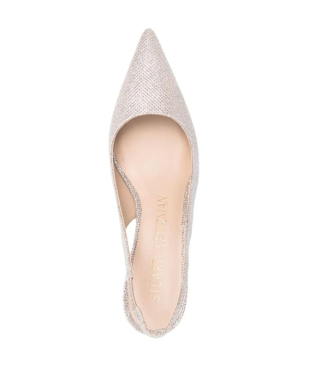 Stuart Weitzman White Flat Shoes