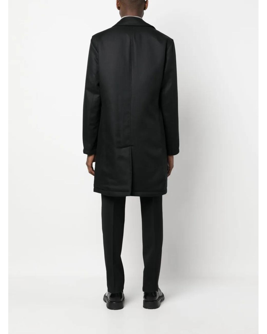 Abrigo Con Botones Lardini de hombre de color Black