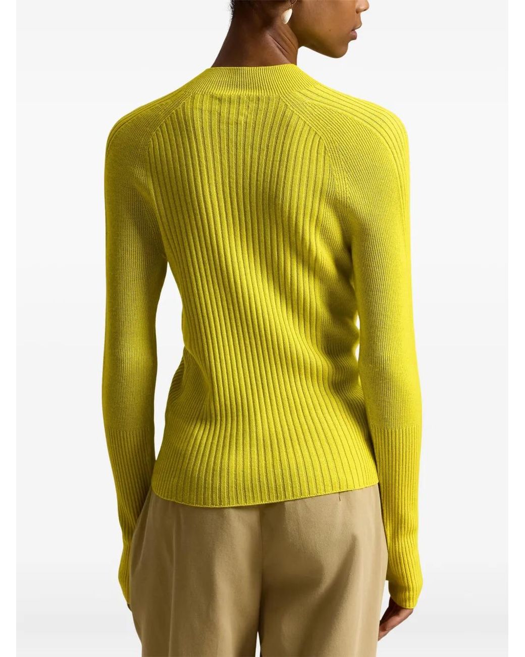 Polo Ralph Lauren Yellow Long-Sleeves Sweater