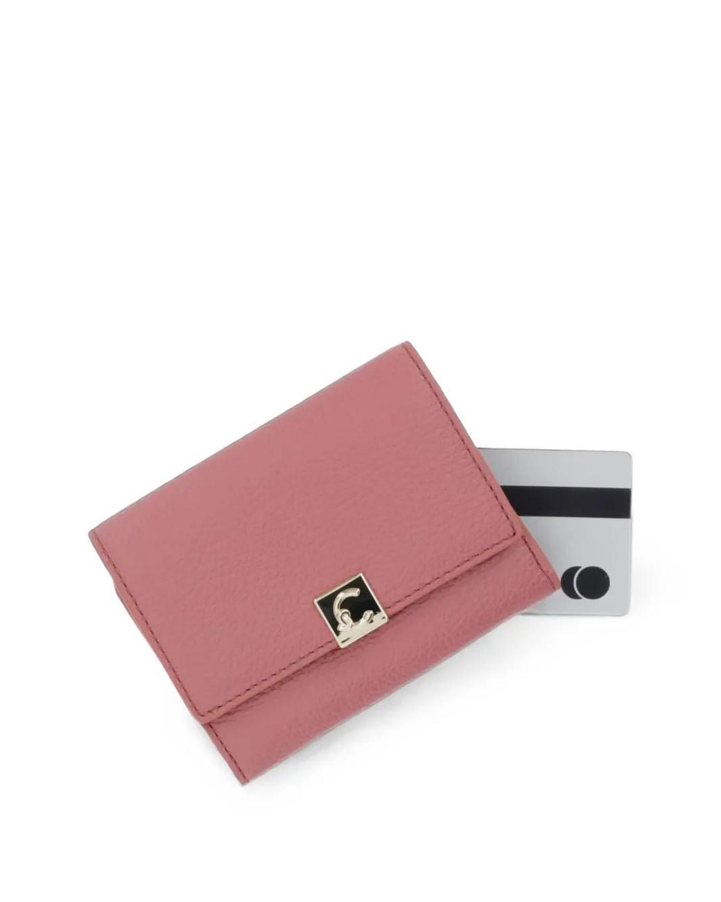 Coccinelle Pink Grained-Leather Wallet for men
