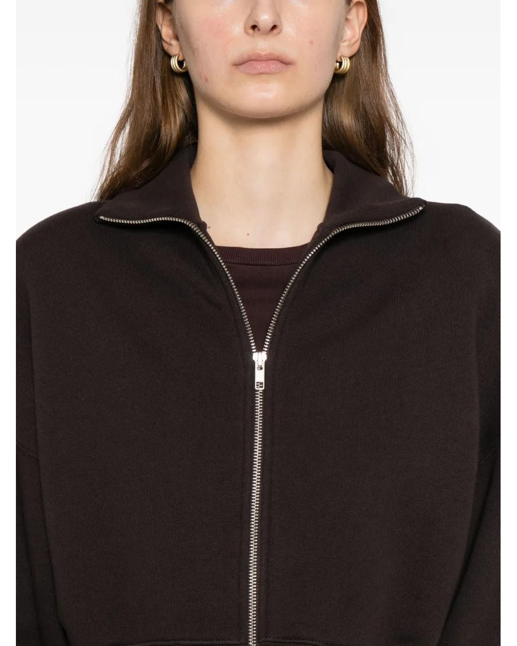 Agolde Black Zip-Fastening Jacket