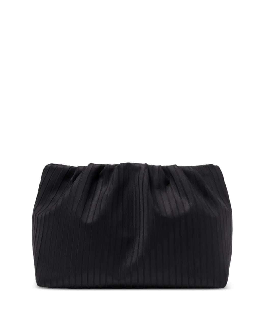Eres Black Soiree Paradise Pleated Clutch Bag