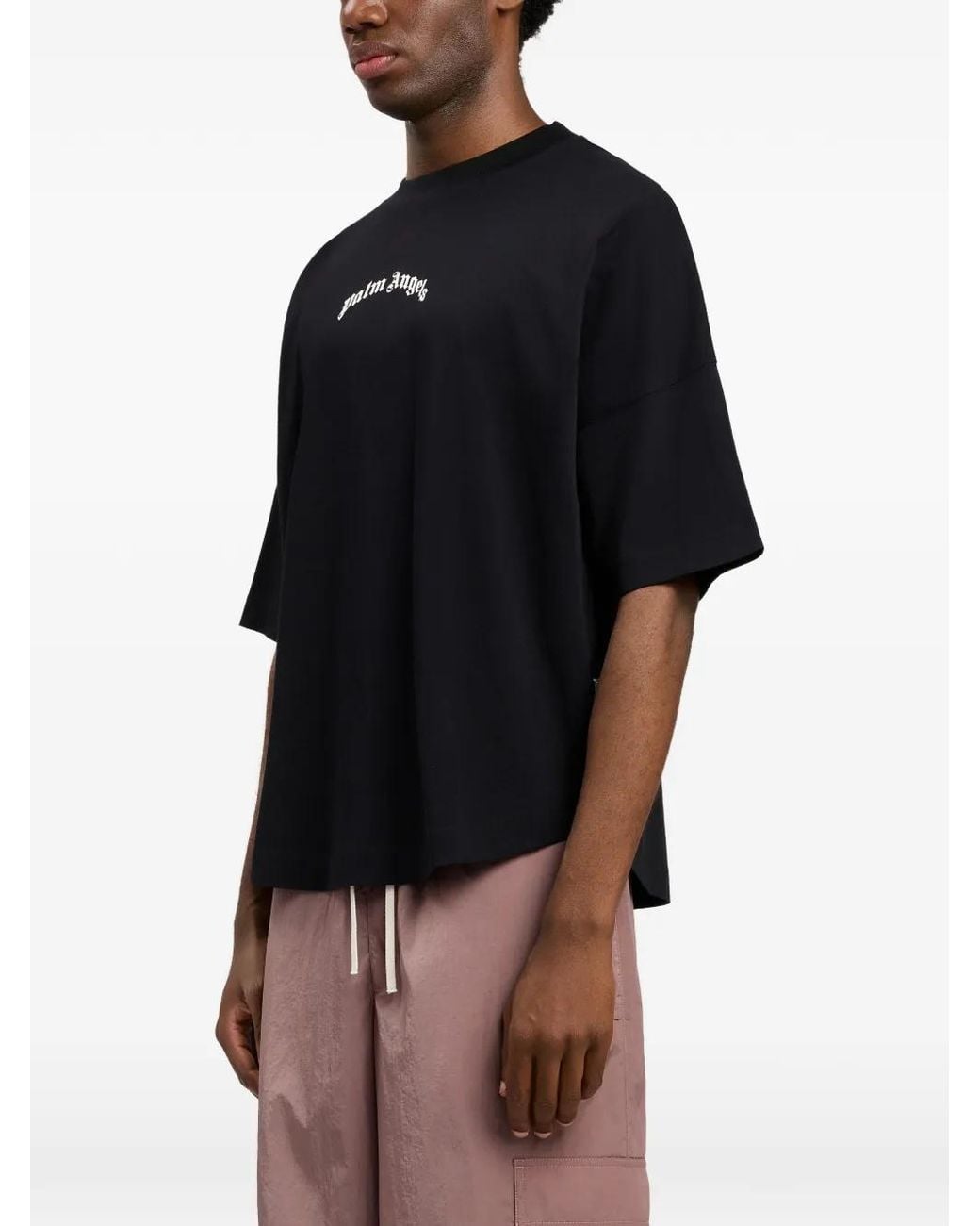 Palm Angels Black T-Shirts & Vests for men