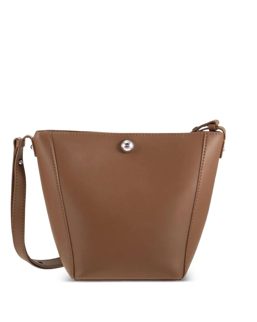 Weekend by Maxmara Brown Leather Shoulder Bag