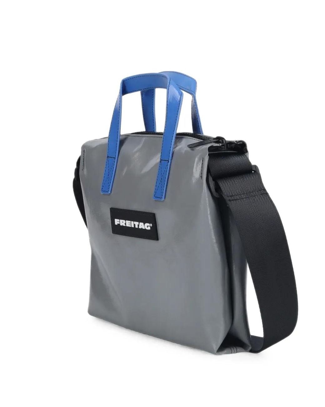 Freitag Blue Small Ruby Logo-Patch Crossbody Bag for men