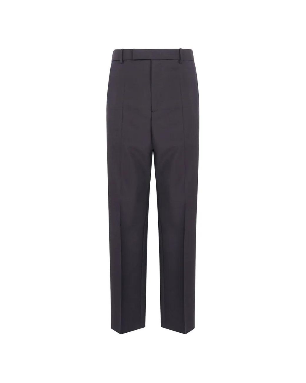 Jil Sander Blue Pantalon En Laine À Coupe Droite for men