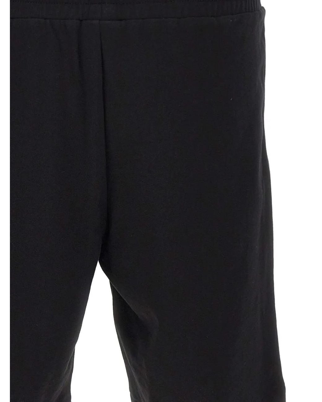 EA7 Black Core Identity Logo Elasticated Shorts for men