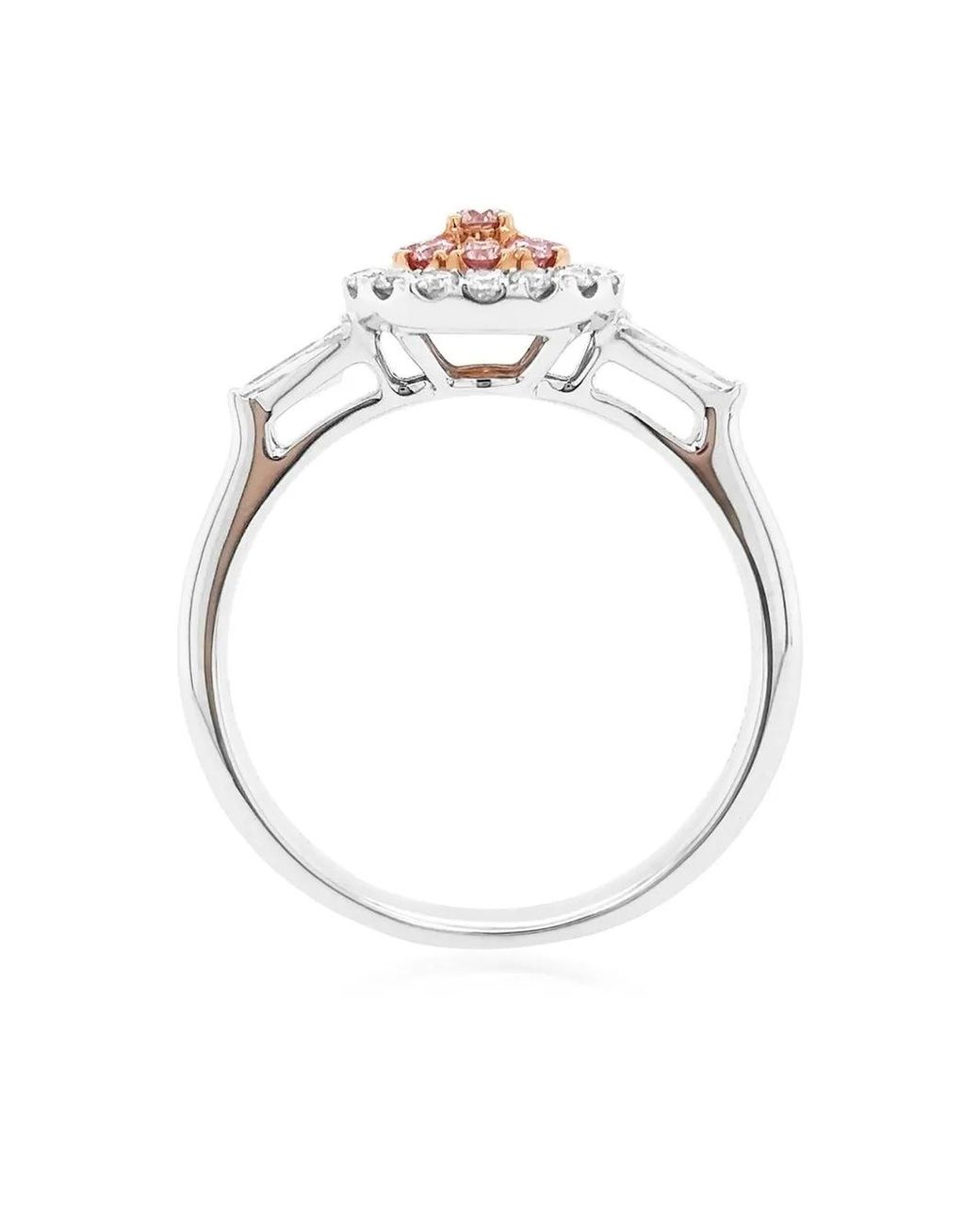 HYT Jewelry White 18Kt Argyle Diamond Engagement Ring