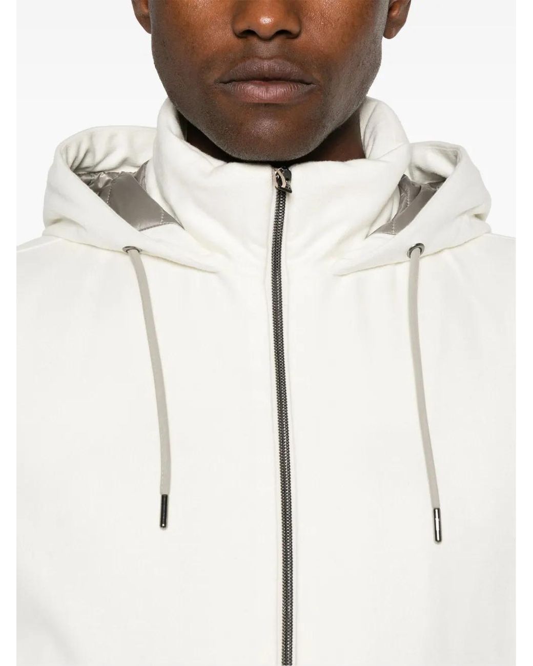 Herno White Resort Hooded Jacket for men