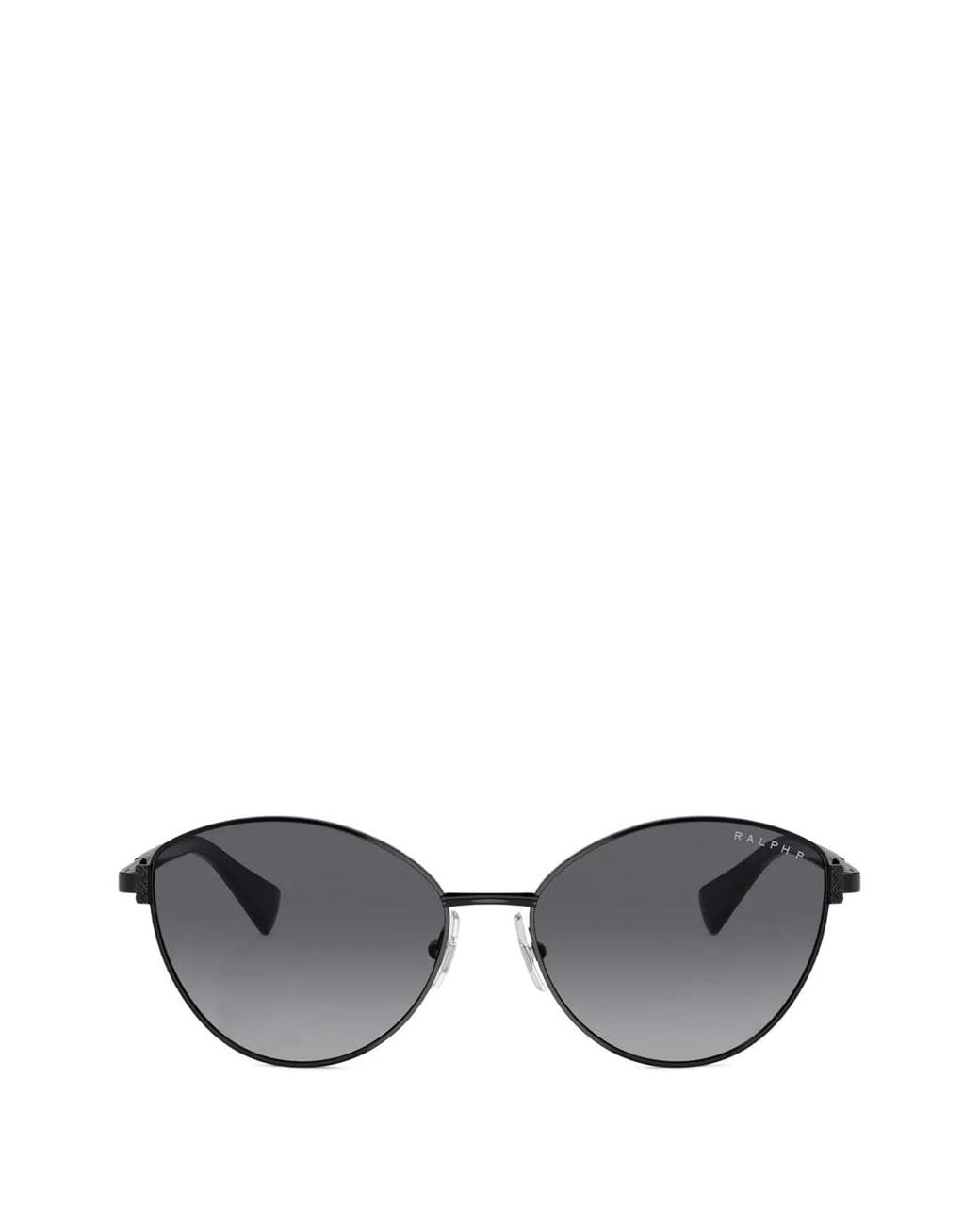 Polo Ralph Lauren Gray Round-Frame Sunglasses