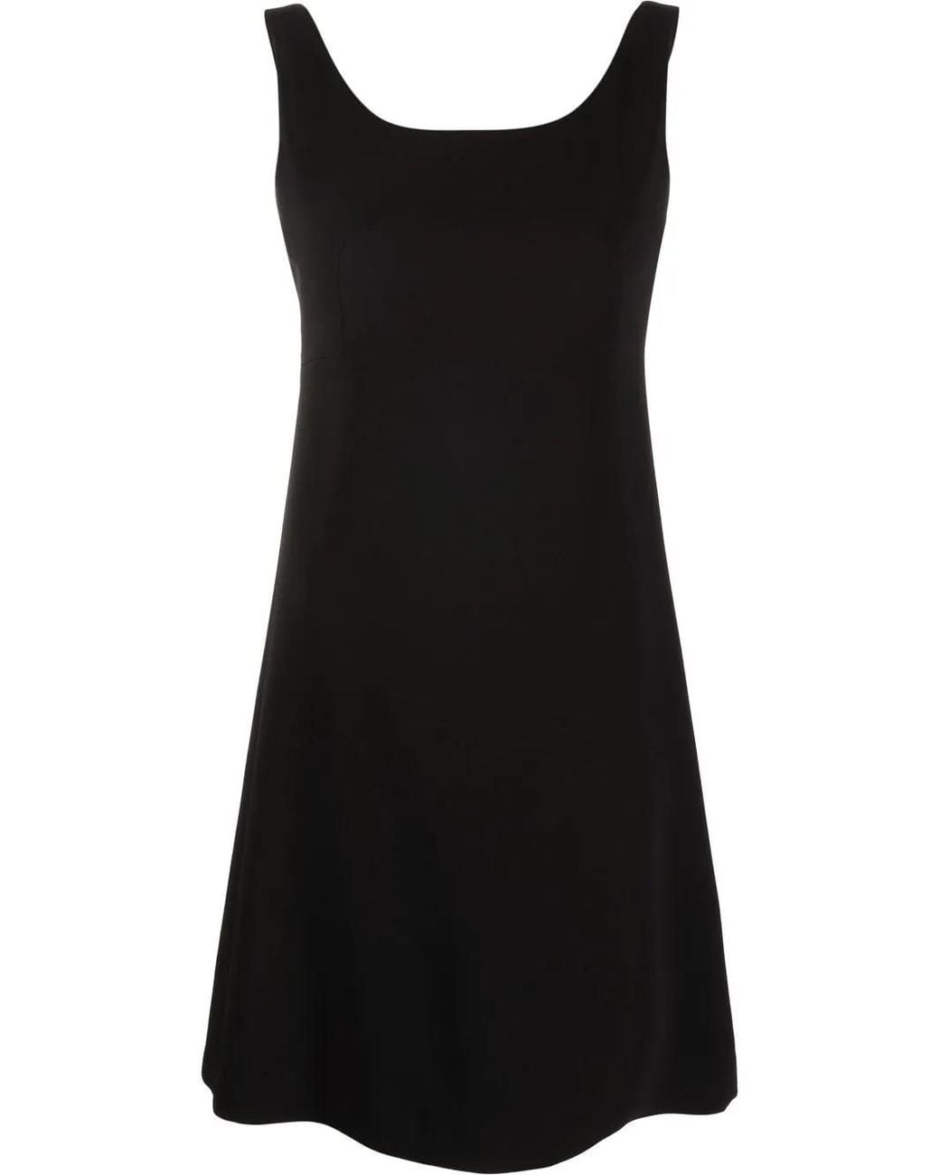 Moschino Black Scoop-Neck Sleeveless Dress