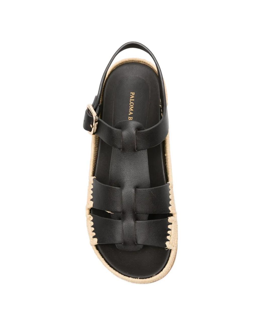 Paloma Barceló Brown Yuka Leather Sandals