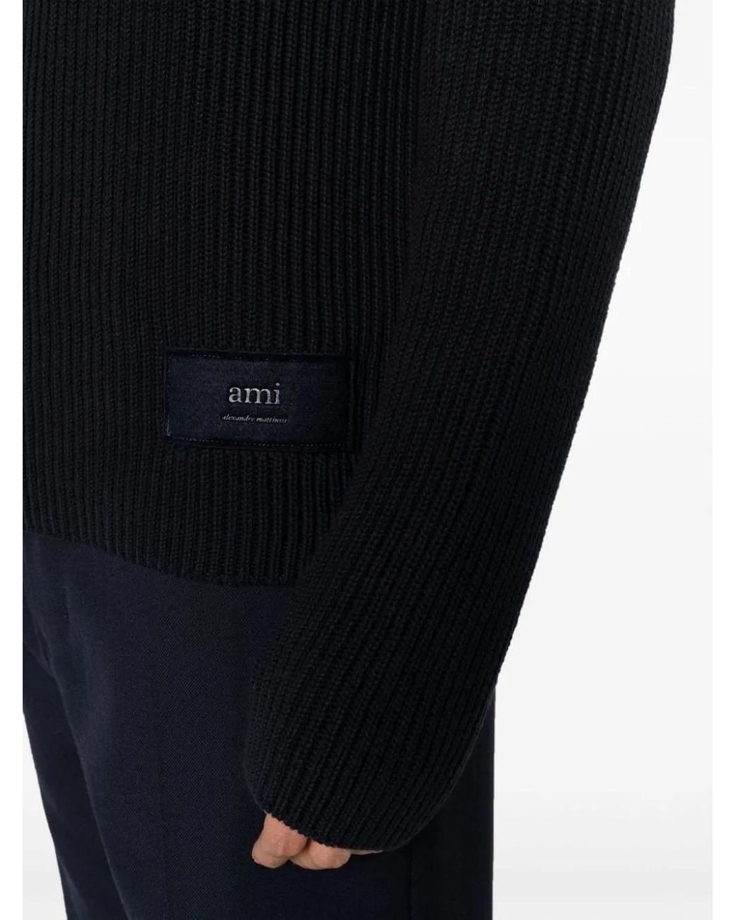 AMI Blue Sweaters for men