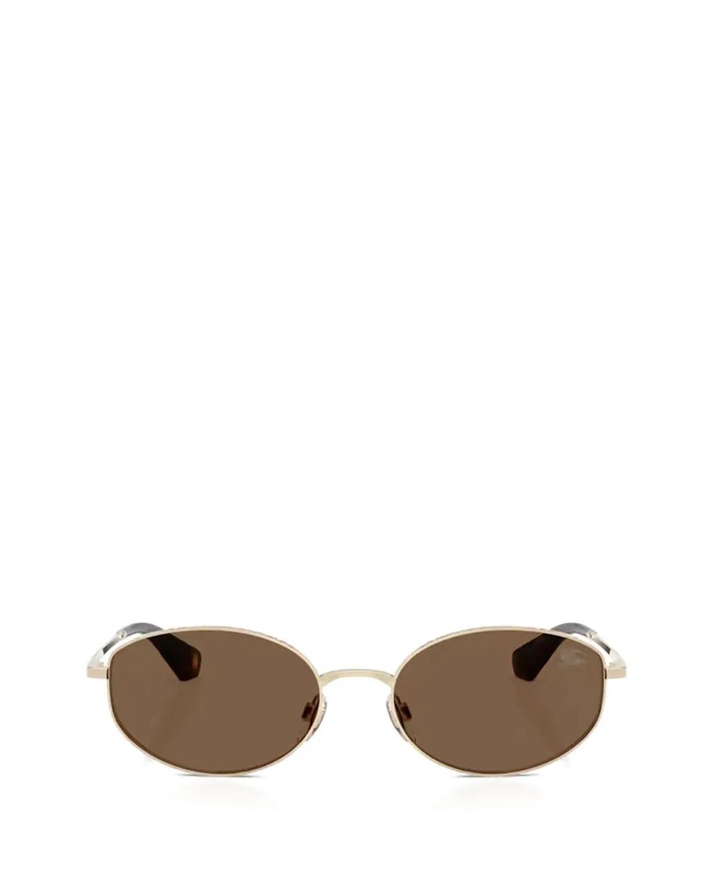Burberry Metallic Oval-Frame Sunglasses