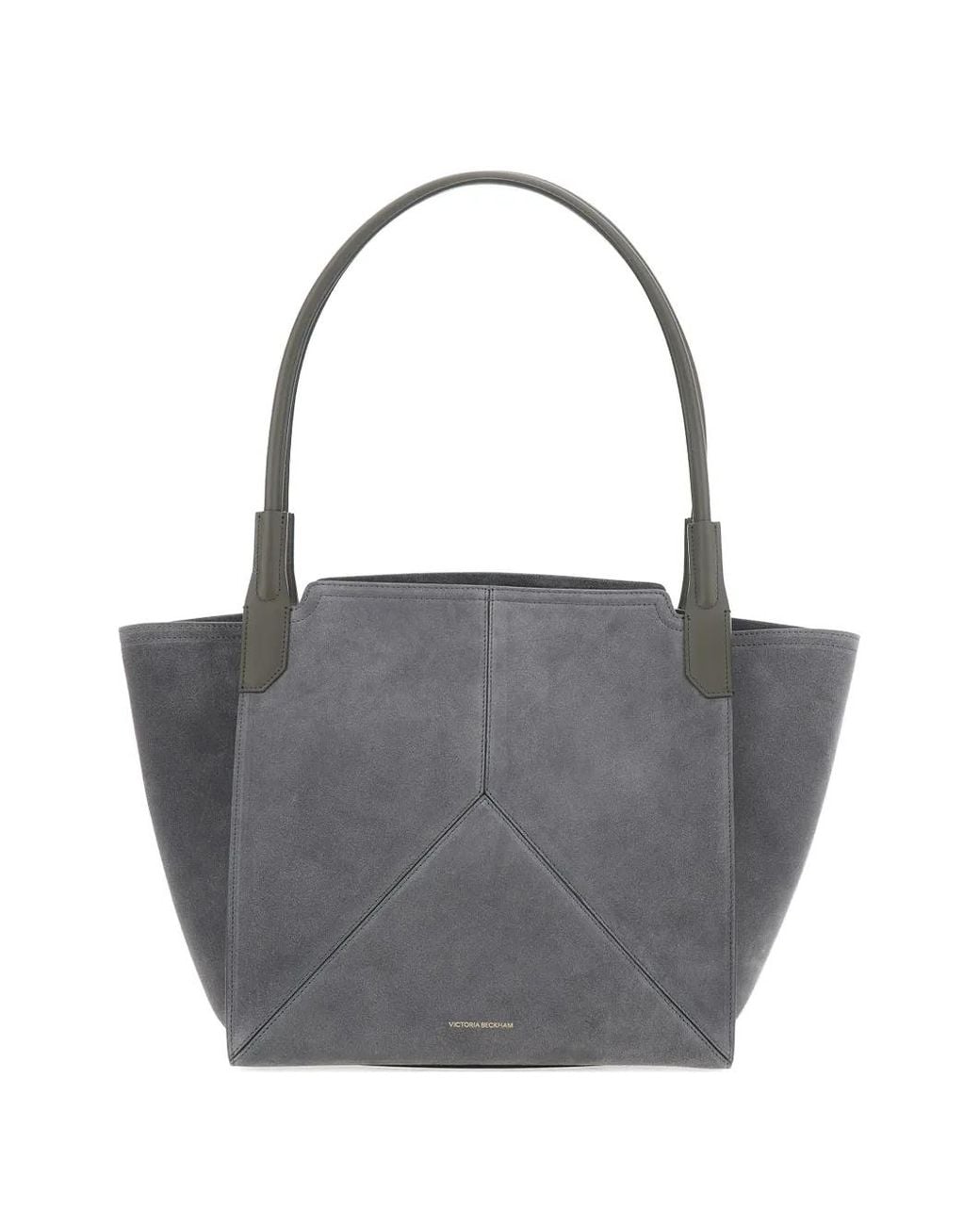 Victoria Beckham Gray Petit Sac Cabas Victoria À Empiècements