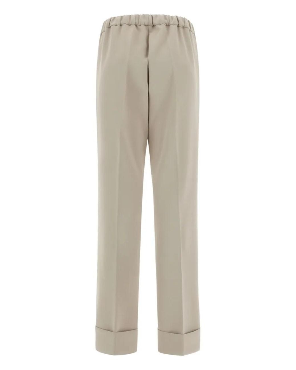 Herno Gray Drawstring Trousers