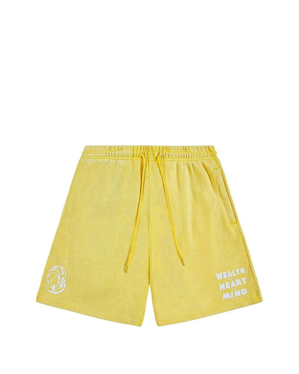 BBCICECREAM Yellow Helmet Drawstring Shorts for men