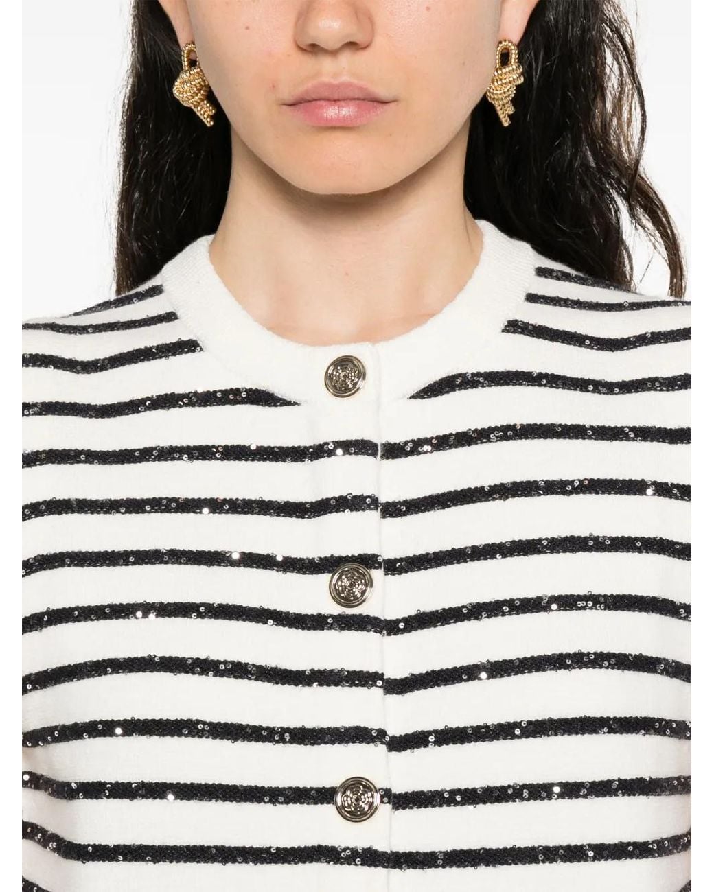 Chaleco A Rayas Maje de color White